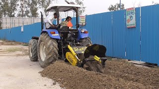 Extreme Tractor Fitted Trencher  Latest Technology  Autocracy Machinery  Mighty Automotives [upl. by Hammel]