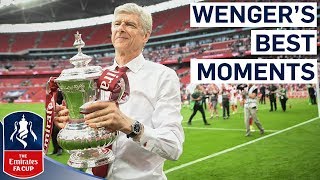 Arsène Wengers Greatest FA Cup Moments  Merci Arsène  Emirates FA Cup [upl. by Anaylil]