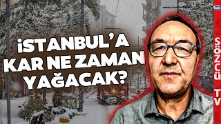 İstanbula Kar Yağışı İçin Meteoroloji Uzmanı Saat Verdi Peş Peşe Uyarılar [upl. by Otilia]