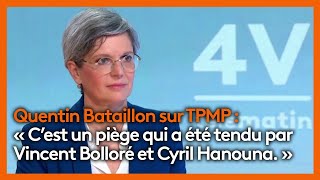 Les 4 Vérités  Sandrine Rousseau réagit à la présence de Quentin Bataillon sur le plateau de TPMP [upl. by Asilem]