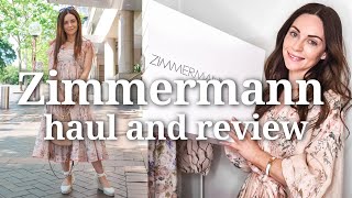 Zimmermann haul review 2022  Zimmermann Resort Swim 2022 collection [upl. by Ilbert]