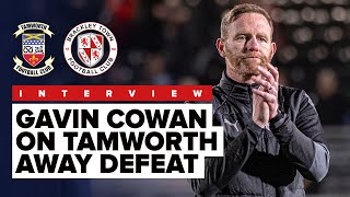 INTERVIEW Gavin Cowan on Tamworth 10 Brackley Town [upl. by Larrad42]