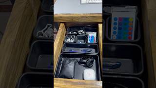 Desk Storage Organizer  desk drawer Organization ideas 🫣 organization desksetup shorts desk [upl. by Alyakam]