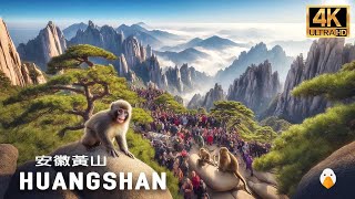 Huangshan Anhui🇨🇳 Amazing This is the Most Beautiful Mountain in China 4K UHD [upl. by Chao]