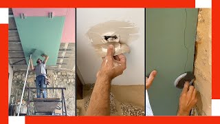 🔥 Técnicas Trucos e Ideas en DRYWALL 👉👉 ¡Si Eres Montador Algún Día Las Usaste 📶 Pladurista [upl. by Llorrac]