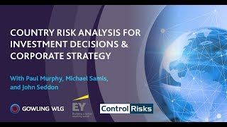 Country Risk Analysis for Investment Decisions and Corporate Strategy Part 2 [upl. by Aicemak]