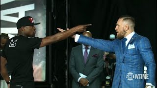 Mayweather vs McGregor World Tour All the Faceoffs [upl. by Ataynek862]