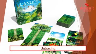 Canopy Board Game  Unboxing [upl. by Weylin]