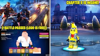 Everything NEW in Fortnite Chapter 5 Map Battle Pass Gameplay [upl. by Noah]