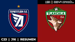 ¡Igualada en los Altos  Resumen  Tepatitlán vs Tlaxcala  Jornada 16  Clausura 2023 [upl. by Sigismund]