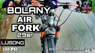 BOLANY AIR FORK FRONT SHOCK REVIEW [upl. by Witcher]