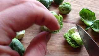 cleaning brussels sprouts [upl. by Vijnas932]