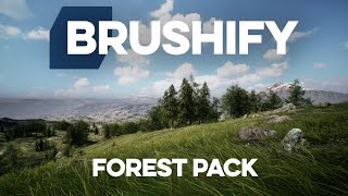 Brushify  Forest Pack Showcase Updated for Unreal Engine 5 Nanite Lumen RVT [upl. by Edmunda960]