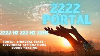 2222 Portal Opening on 2202022  Live 2222 Meditation 2222Hz 222Hz 22Hz [upl. by Sydalg833]