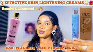 3 MOST EFFECTIVE SKIN LIGHTENING CREAM Best Lightening Body Lotions Without Side Effects Fair Skin [upl. by Sutherlan]