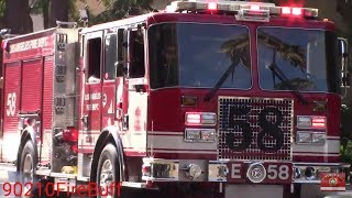 LAFD Engine 58 Responding [upl. by Lias]