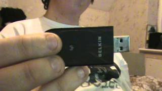 Belkin Enhanced Wireless USB Network Adapter N150 Review [upl. by Cresida]