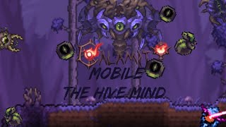 Terraria TModLoader mobile Calamity Mod  Revengeance The Hive Mind [upl. by Adlemi]