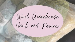 Wool Warehouse Haul and Review  September 2020 [upl. by Amund]