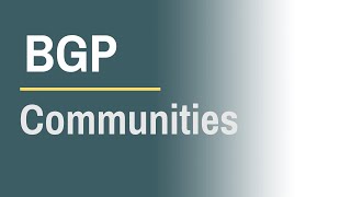 BGP Communities [upl. by Julissa267]