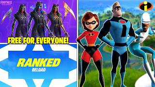 Fortnite NEW Update INCREDIBLES Skins amp FREE Ranked Skin [upl. by Annavoeg735]