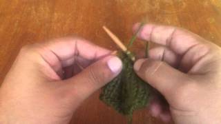 How to Knit the Center Double Decrease cdd [upl. by Earehs]