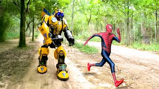 Homem Aranha e a História dos Transformers Aranha Histórias de SUPER HERÓIS [upl. by Anivek]