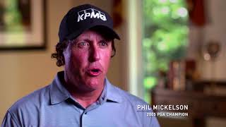 Phil Mickelson at Baltusrol Golf Club 2005  Historic PGA Championship Performances [upl. by Enaed]