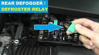 Rear Defroster Relay Test  Rear Defogger Help [upl. by Saenihp]