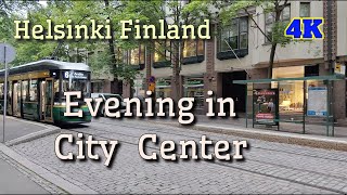 Exploring Helsinki City Center in the evening What You Dont Want to Miss 4K helsinki finland [upl. by Oicram]