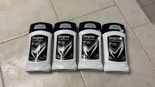 Degree Men UltraClear Antiperspirant Deodorant Black  White 72Hour  Product Review [upl. by Mita]