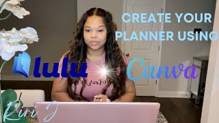 Create Your Spiral Bound Planner Using Lulucom and Canva  lulu canva analuisa [upl. by Drofyar]