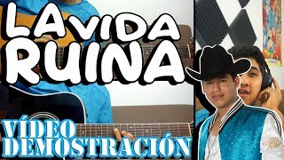 La vida ruina  Ariel Camacho  Vídeo Demostración  COVER [upl. by Nemracledairam961]