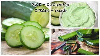 cucumber  aloe vera home made face creamRABBYS FASHIONZ [upl. by Jonathon]