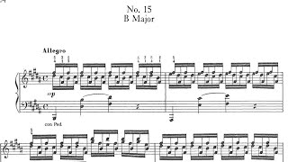 M MoszkowskiEtude op 72 No 15 BMajor [upl. by Mcintosh]