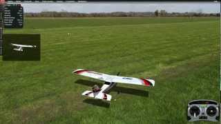 How to fly 4 channel RC airplane [upl. by Rebliw983]