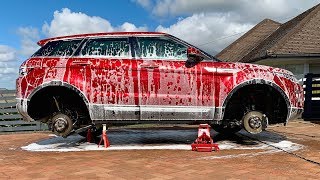 Range Rover Evoque WheelsOff Wash [upl. by Wolf]