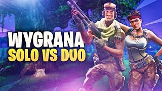 NIE MAM KOLEGÓW WIĘC DUO WYGRYWAM SOLO w FORTNITE [upl. by Yrrat191]