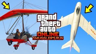 GTA 5 NEW SMUGGLERS RUN DLC AIRCRAFTS amp VEHICLES CONCEPTS GAMEPLAY GTA 5 Smugglers Run Update [upl. by Zosima]