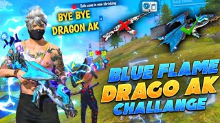 New Blue Flame Draco Ak Challenge Bbye Bbye Dragon Ak😂 Romeo Free Fire [upl. by Triny]