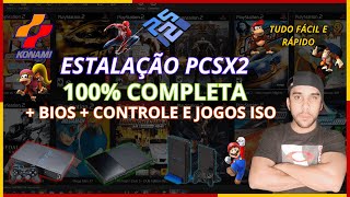 Como configurar o PCSX2 e baixar o BIOS do PS2 2024  Tutorial completo  Controles  Jogos PCSX2 [upl. by Osterhus]