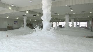 Foam FireSuppression System Initial Test [upl. by Apilef468]