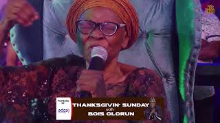 MAMA DAFASOYIN sings JESU JA ṢẸKẸṢẸKẸ MI KO SAGBARA TO DABI TI JÉSÙ at THANKSGIVINSUNDAY [upl. by Sabir]