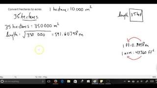 Convert hectares to acres [upl. by Rakabuba]