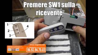 Programmazione di un telecomando compatibile con MITTO della BFT [upl. by Draw]