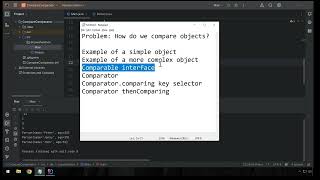 Java Comparable and Comparator and easy sorting [upl. by Sophie]