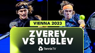 Alexander Zverev vs Andrey Rublev Highlights  Vienna 2023 [upl. by Johnathan817]