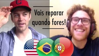 Americano aprendeu PTBR e tentou entender PTPT [upl. by Southard]