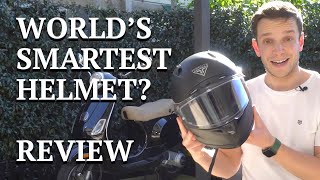 Forcite MK1S smart motorcycle helmet  Review [upl. by Notloc626]