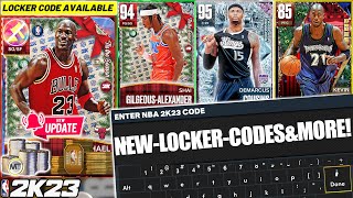 Multiple NEW Locker Codes You Need to Use Right Now Guaranteed FREE Players and More NBA 2K23 [upl. by Panter]